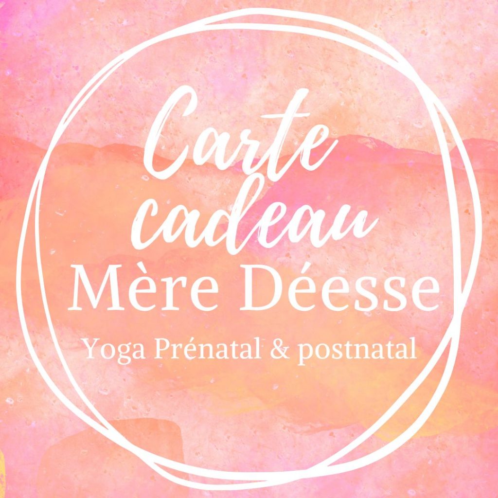 carte cadeau yoga prenatal
