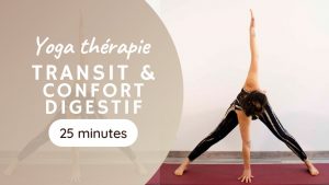 séance de yoga thérapie pour le confort digestif, contipation