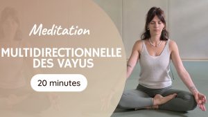couverture vidéo de méditation en mouvement des bras autour des vayus direction énéergétiques et mantra, yoga du son